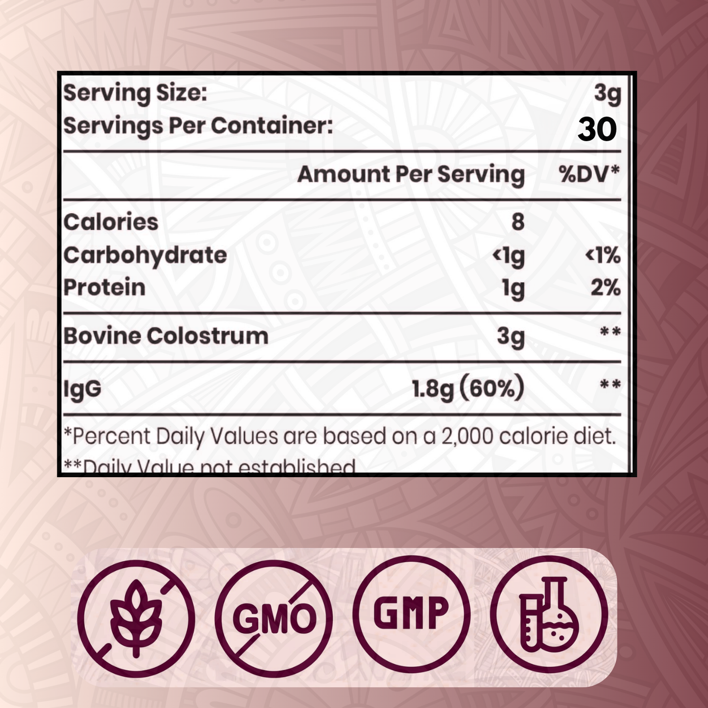 Meta Colostrum Capsules