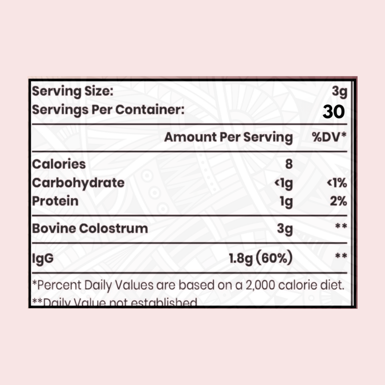 Meta Colostrum Powder (30 Servings)