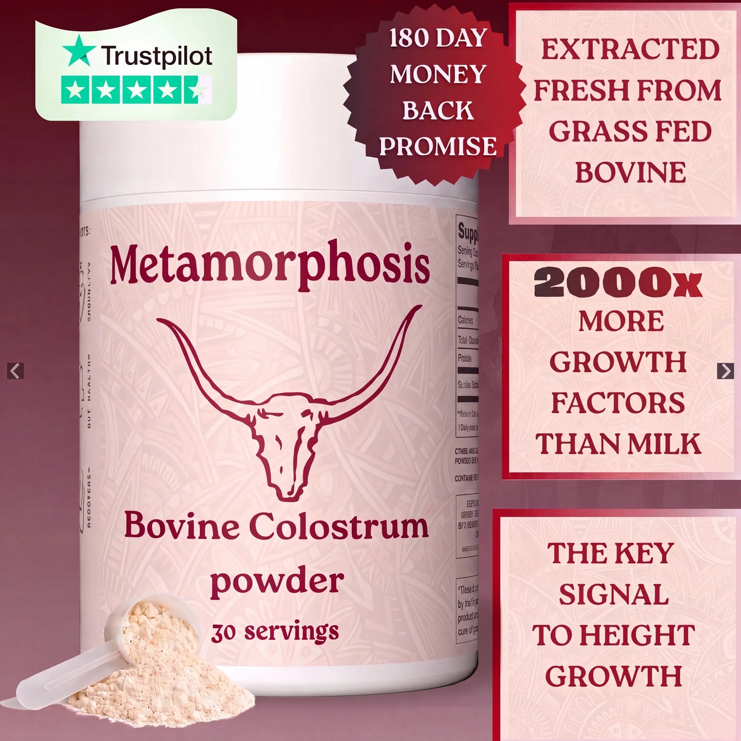 Meta Colostrum Powder (30 Servings)