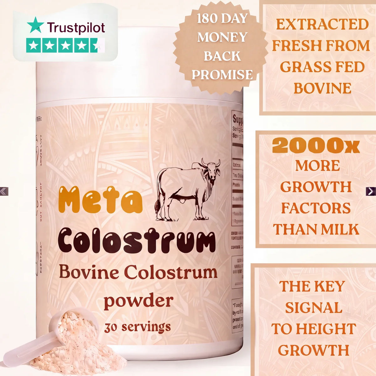 Meta Colostrum Powder (30 Servings)